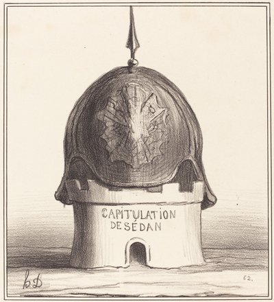 A coroação de seu edifício de Honoré Daumier