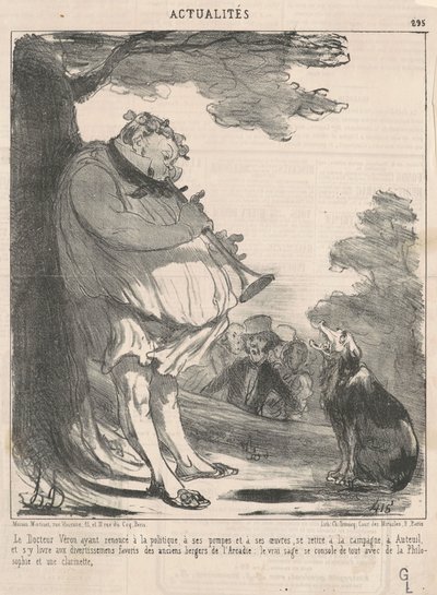 Doutor Véron... em Auteuil... de Honoré Daumier