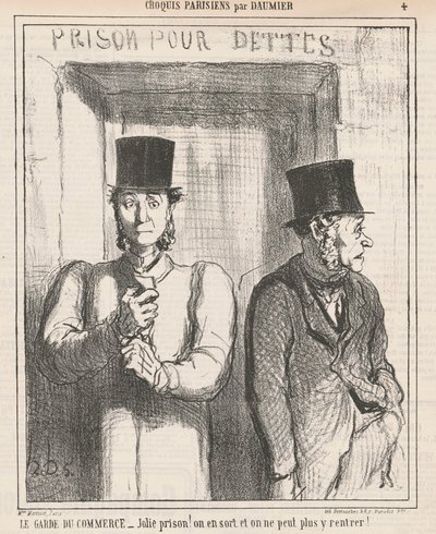 O guarda comercial de Honoré Daumier