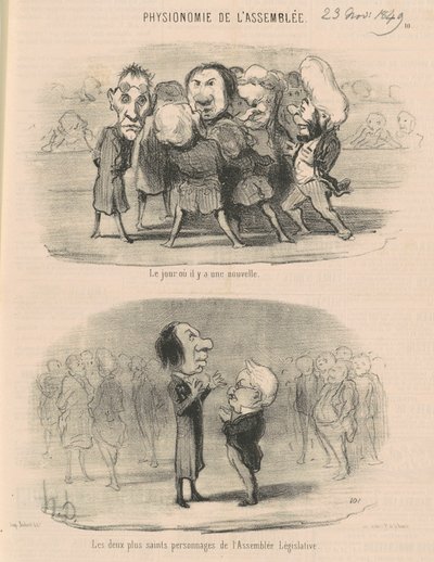O dia em que houver novidades de Honoré Daumier