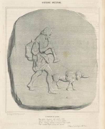 O retorno de Ulisses de Honoré Daumier