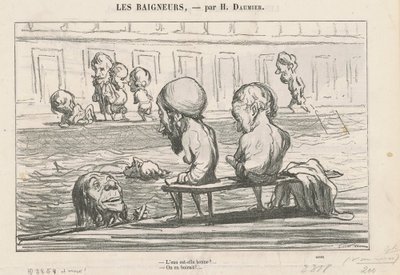A água é boa? ... / Água cheia de Honoré Daumier