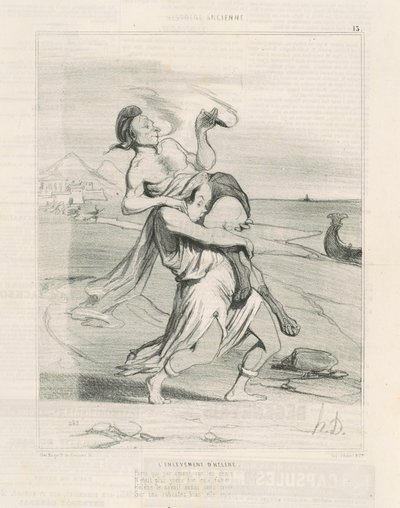 O sequestro de Helena de Honoré Daumier