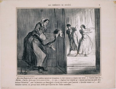 The Comedians of Society- Digamos Batista, o que há ... de Honoré Daumier