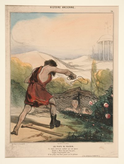 Redes Vulcanas. Este serralheiro safado sabendo que sua esposa de Honoré Daumier