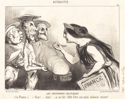 Os Fricoteurs Políticos de Honoré Daumier