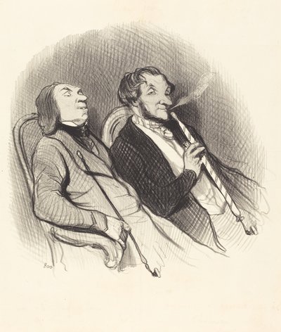 Les Fumeurs de Hadchids de Honoré Daumier