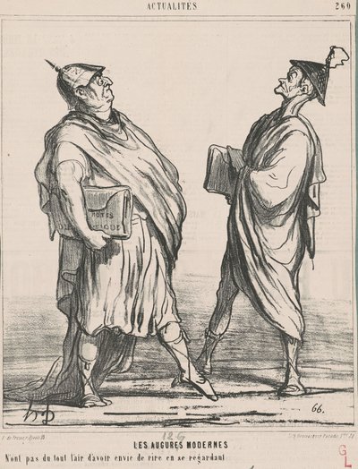 Augúrios modernos... de Honoré Daumier