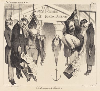 Honras do Panteão de Honoré Daumier