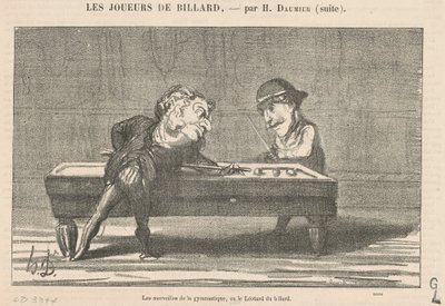 As maravilhas da ginástica... de Honoré Daumier