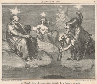 Os planetas sendo eles mesmos de Honoré Daumier