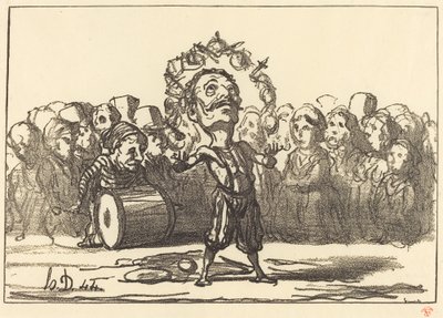 Os charlatães de Honoré Daumier