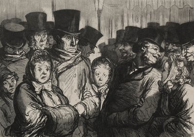 Teatros: saindo do drama e saindo da corda bamba. de Honoré Daumier