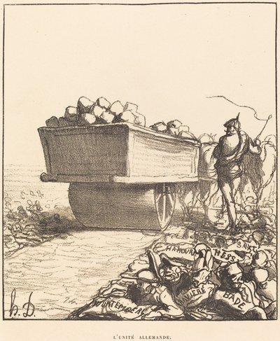 unidade alemã de Honoré Daumier