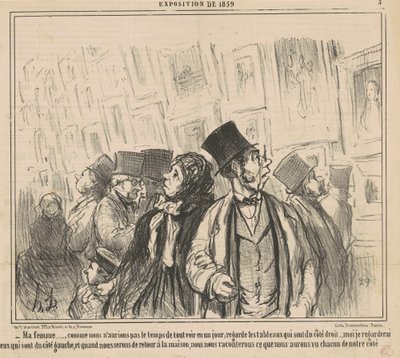 Minha esposa..., como não teríamos... de Honoré Daumier