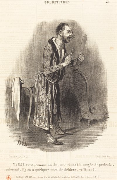 Minha fé! é como dizem... de Honoré Daumier