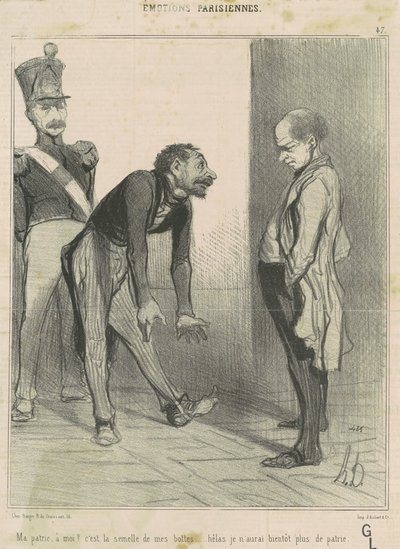 Minha pátria, minha?... de Honoré Daumier