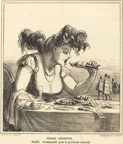 Madame Gargântua de Honoré Daumier