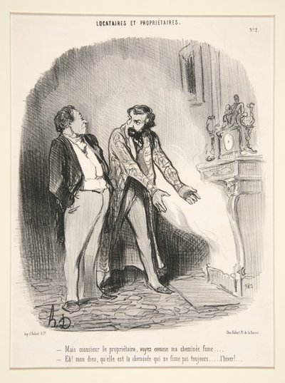 Mas o Sr. Proprietário de Honoré Daumier