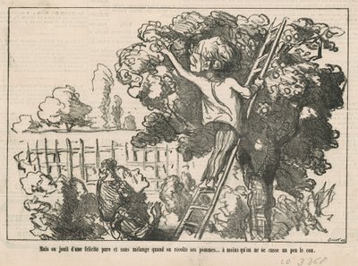 Mas nós desfrutamos de pura felicidade de Honoré Daumier