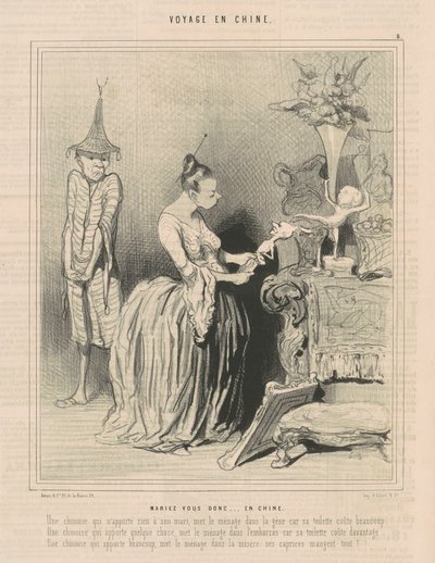 Então se case... na china de Honoré Daumier