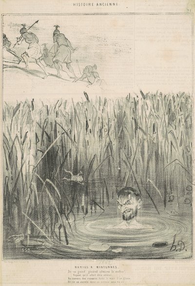 Marius a Minturnes de Honoré Daumier