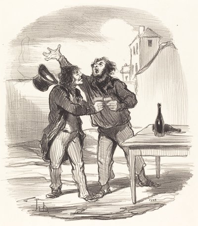 Membre... du dix Decembre prenant le la... de Honoré Daumier