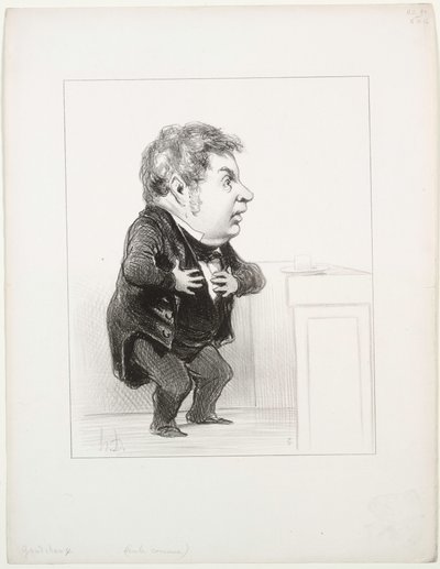 Michel Goudchaux, 1849. de Honoré Daumier