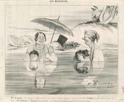 Sra. Greluche: Oh Gustave, como é bom! de Honoré Daumier