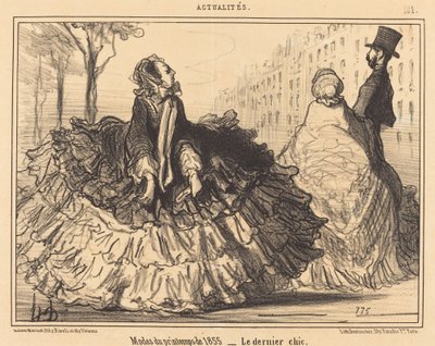 Modos de impressão de 1855 de Honoré Daumier