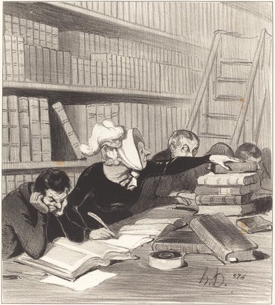 Senhor, desculpe se o incomodei um pouco... de Honoré Daumier