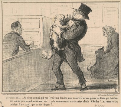 Sr. Prudhomme... não sou eu que vou me fazer... de Honoré Daumier
