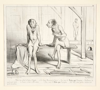 O nosso voucher combina o Pasha de de Honoré Daumier