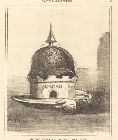 Notre dernier gateau des rois de Honoré Daumier