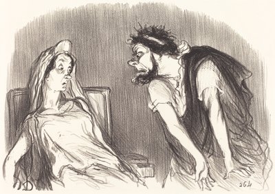 Édipo de Honoré Daumier