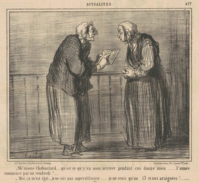 Oh! Mamechaboulard... o que vai... acontecer... de Honoré Daumier