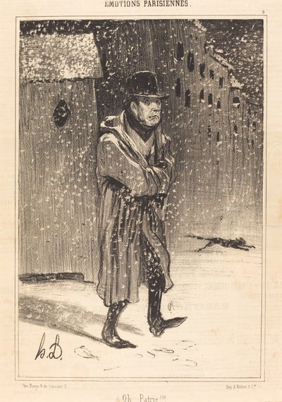 Ó pátria!!! de Honoré Daumier