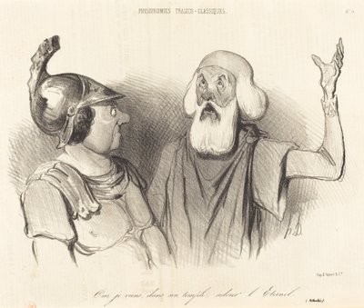 Sim eu venho, em seu templo... de Honoré Daumier