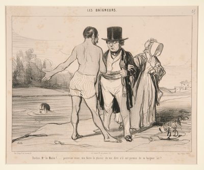 Desculpe, Sr. Presidente da Câmara! de Honoré Daumier