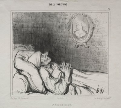 Tipos parisienses: Memórias, 10 de maio de 1840. de Honoré Daumier