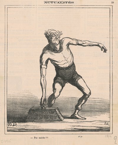 Sem pavio!!! de Honoré Daumier