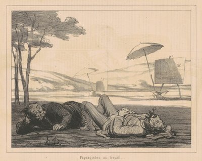 Artistas Paisagistas no Trabalho de Honoré Daumier