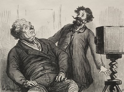 Fotógrafo e fotografado de Honoré Daumier