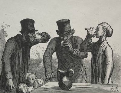 Fisiologia do Bebedor: As Quatro Idades de Honoré Daumier