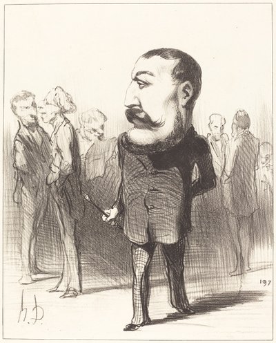 Pierre-Napoleão Bonaparte de Honoré Daumier