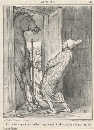 Piada que permite um ao outro... de Honoré Daumier