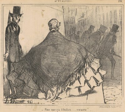 Mais do que aquela bola... Desculpa! ... de Honoré Daumier