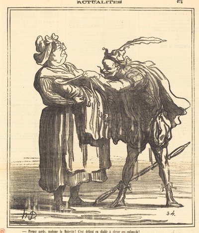 Prenez garde, madame la Majorité! de Honoré Daumier