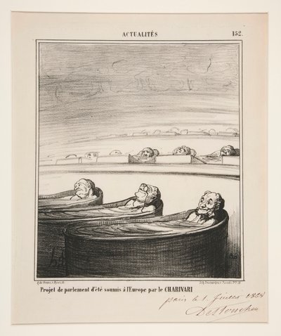 projeto do parlamento de Honoré Daumier