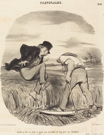 Quando fazemos nosso feno... de Honoré Daumier